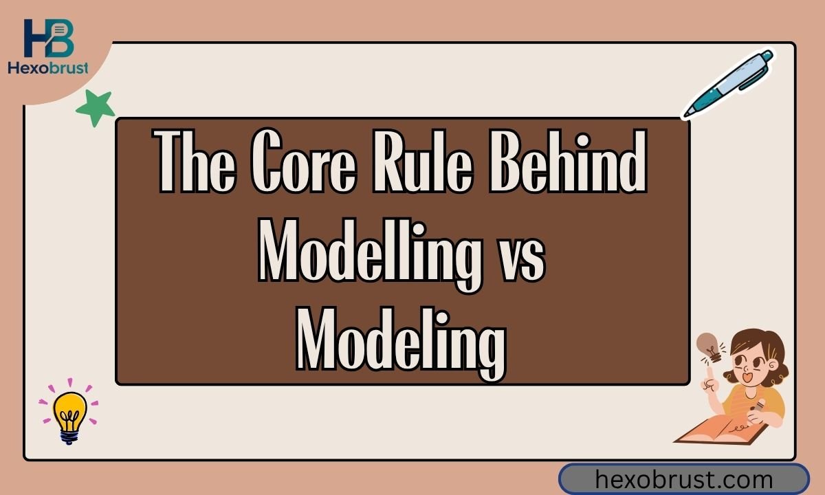 The Core Rule Behind Modelling vs Modeling