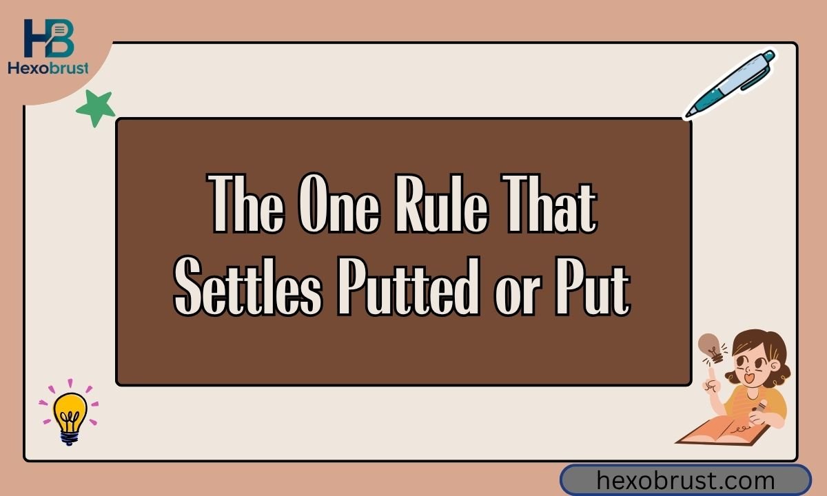 The One Rule That Settles Putted or Put