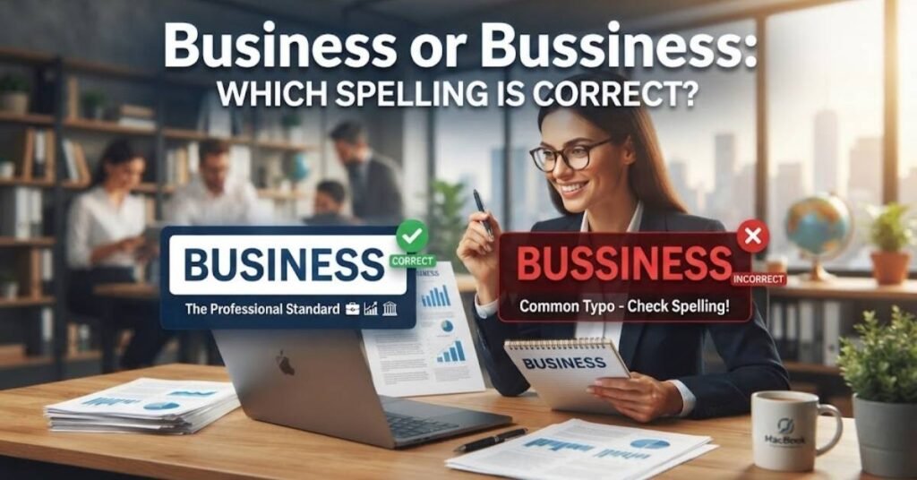 Business or Bussiness: Which Spelling Is Correct?