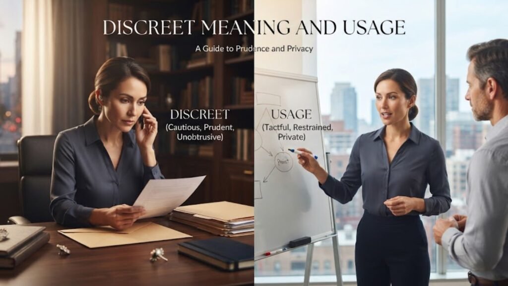 Discreet Meaning And Usage
