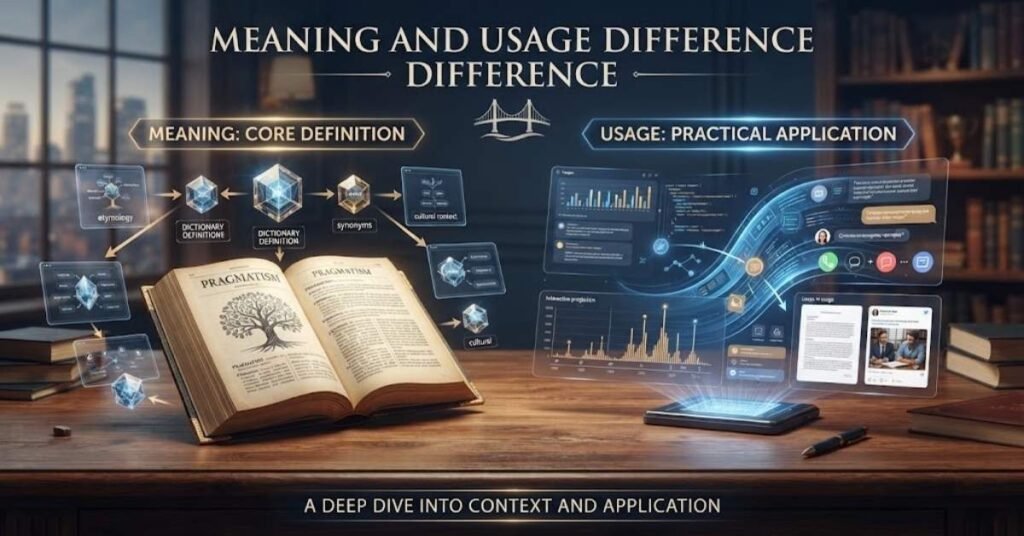 Meaning And Usage Difference