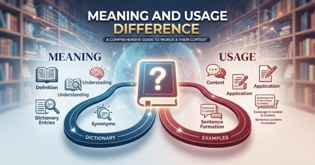 Meaning And Usage Difference
