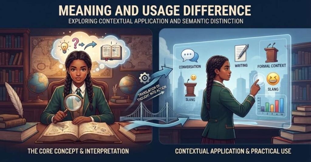 Meaning And Usage Difference