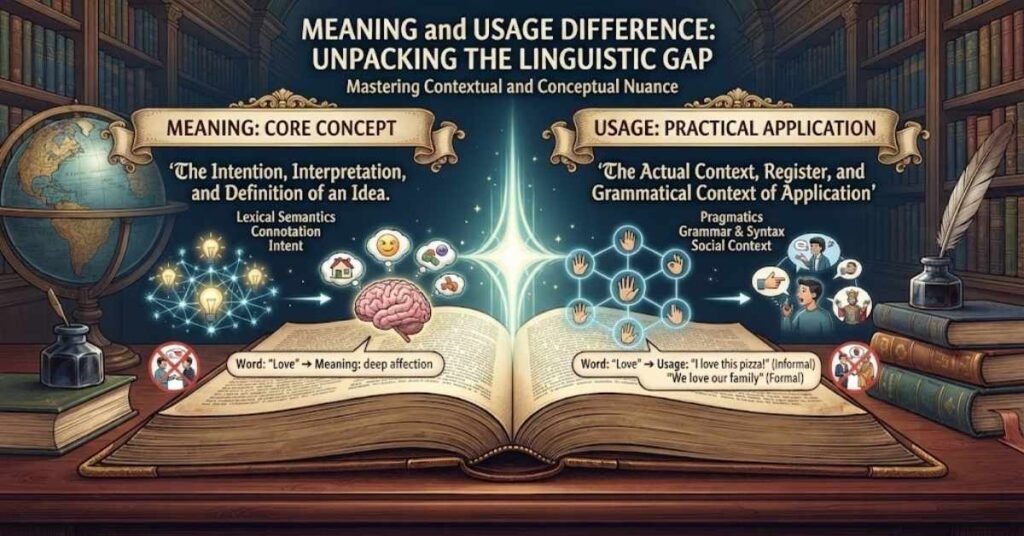 Meaning and Usage Difference