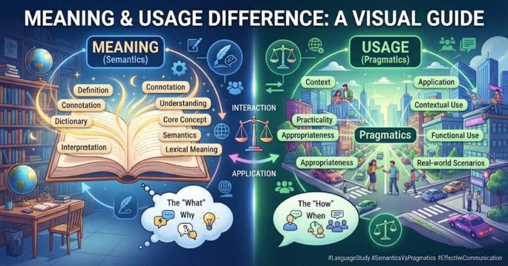 Meaning and Usage Difference