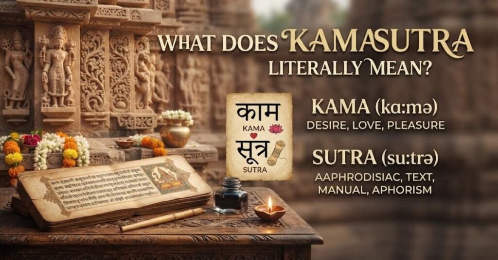 What Does Kamasutra Literally Mean?