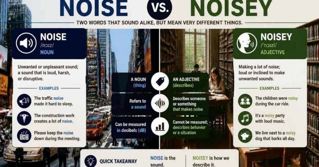 Why People Confuse Noisy And Noisey