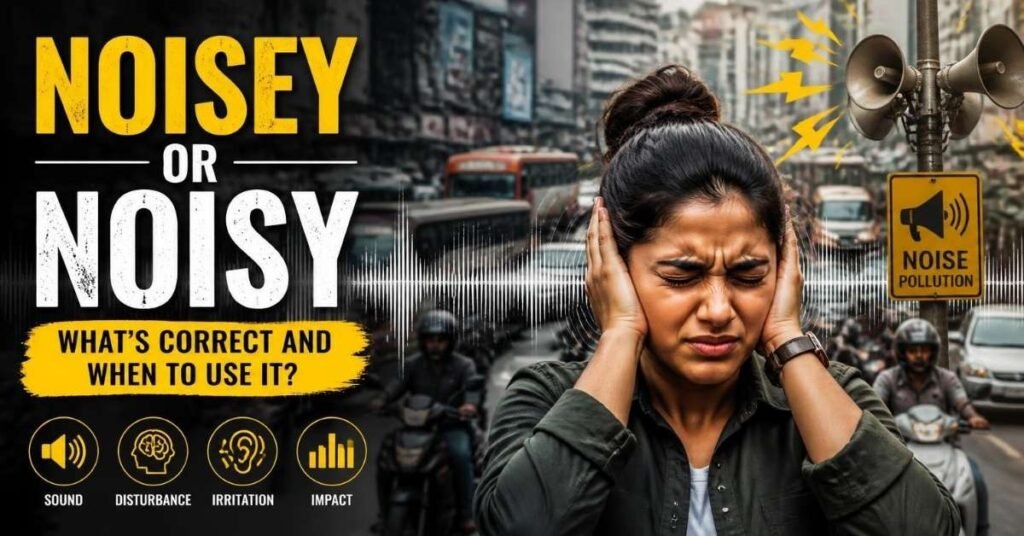 noisey or noisy