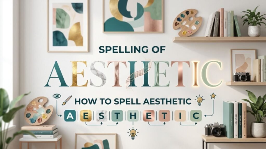 spelling of aesthetic