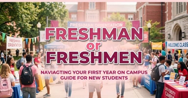 freshman or freshmen